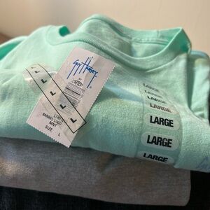 Guy Harvey Mint Green Graphic T-Shirt - Large & Nautica